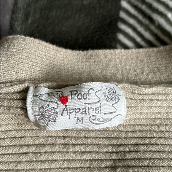 Sage Green Small Button Up Cardigan - Picture 2 of 3